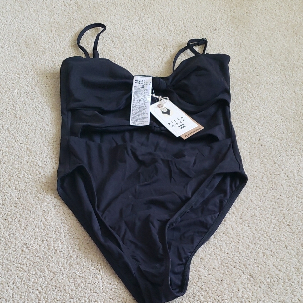 Billabong Black One-Piece Swimsuit